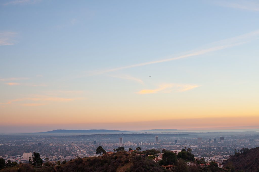 Sonnenuntergang Hollywood