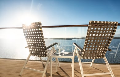 Sonne und frische Meerluft auf dem privaten Balkon genießen