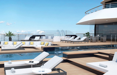 Pooldeck Ritz Carlton Yacht