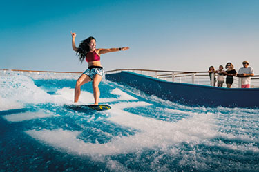 der FlowRider der Symphony of the Seas