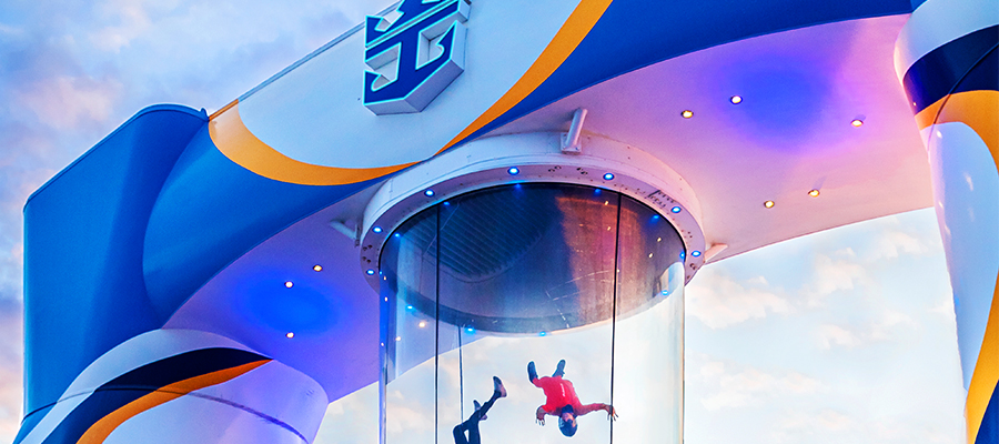 Bodyflying an Bord der Odyssey of the Seas von Royal Caribbean