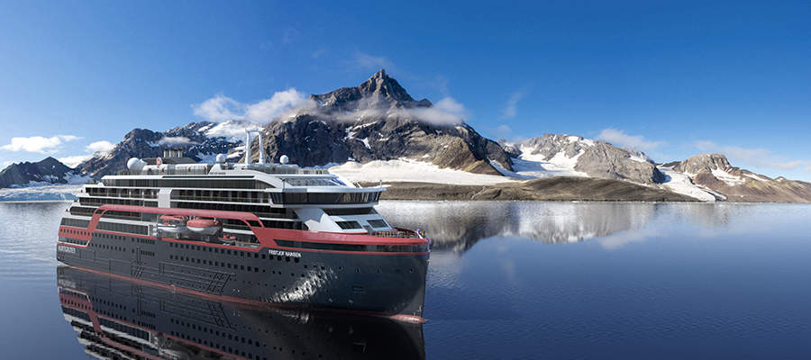 Hybridtechnologie an Bord - die Fridtjof Nansen von Hurtigruten