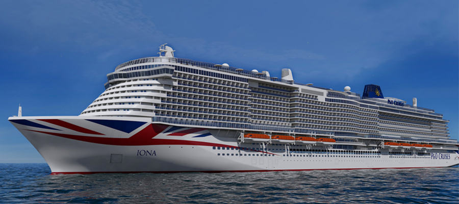 Ein weiteres tolle Kreuzfahrtschiff 2020: Die Iona von P&O Cruises