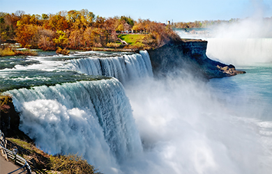 Die Niagara-Fälle - ein wahres Naturschauspiel