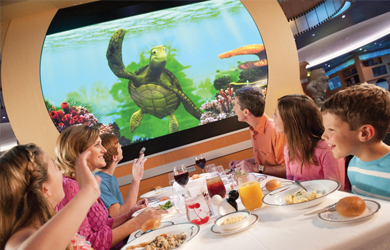 Disney Cruise Line Dining Experience