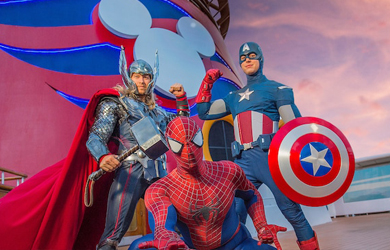 Disney Cruise line Marvel Day at sea