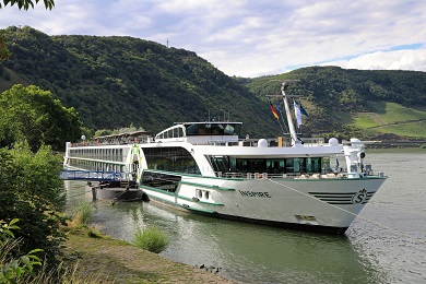 Die MS Inspire in Boppard © VIVA Cruises/Oceanliner Pictures