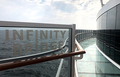 Infinity Bridge an Bord der MSC Seaview