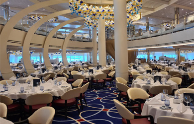 The Dining Room auf der MS Rotterdam