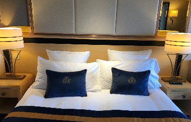 Gut gebettet auf der Queen Mary 2