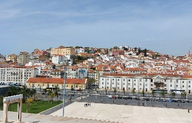 Blick auf Lissabon