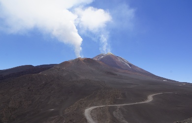 Blick auf den Vulkan Ätna