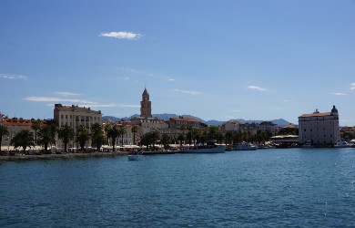 Panorama der Stadt Split 