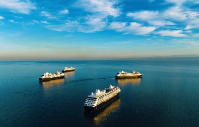 Die vier Schiffe der Azamara Club Cruises Flotte