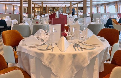 Restaurant auf der MS VistaRio